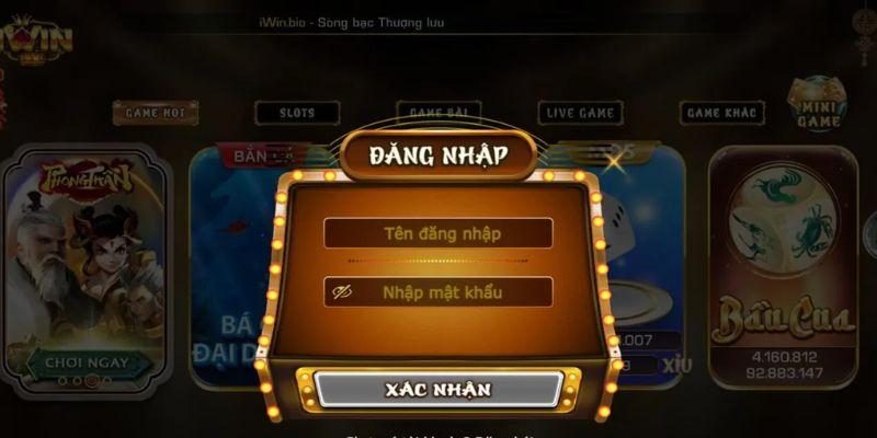 Hướng dẫn Iwin đăng nhập